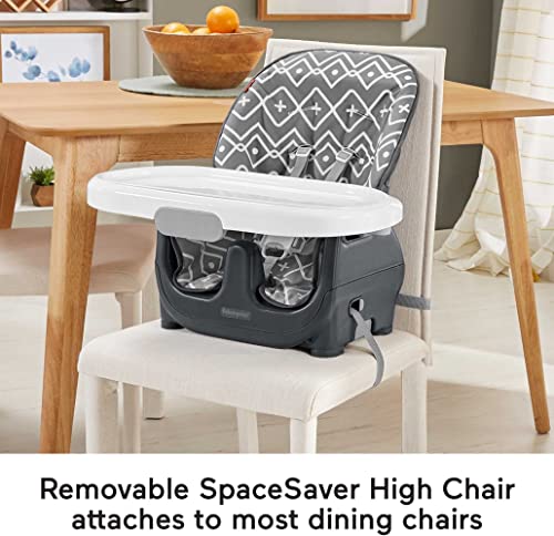 Луксозен столче за хранене от Fisher-Price Baby to Toddler и Преносими седалка-седалка с подлакътници с подплата за табла,