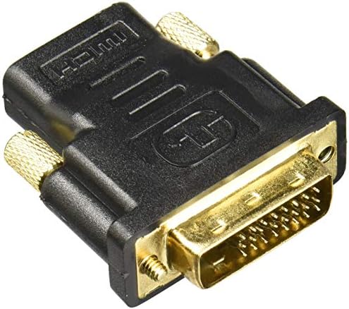 Видеокабель-адаптер Rocstor Y10C126-B1 Премиум-клас HDMI-DVI-D - F/M - 1 включете HDMI изход за цифрово Аудио/видео 1 включете DVI-D