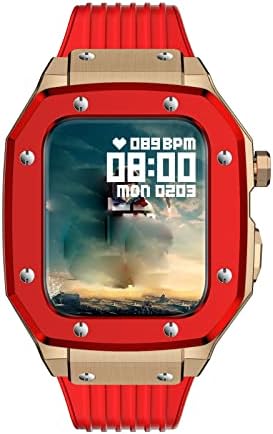 Калъф EKINS + каишка за Apple Watch 8 7 41 мм 45 мм и 6 SE 5 4 каишка iwatch 44 мм 40 мм 42 мм, 38 мм и каишка за часовник каишка гривна