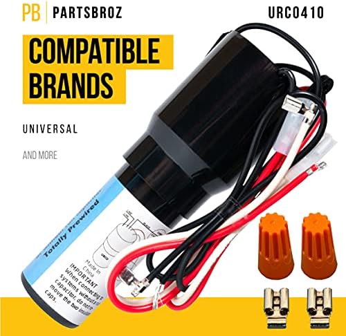 Комплект кондензатори за хладилник TJ90URCO410 URCO410 от PartsBroz - Включва реле, кондензатор, устройството за претоварване, предварително