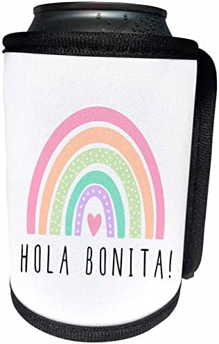 3dRose Hola Bonita - Поздрав Красива Дама или Момиче испански -. - Опаковки за бутилки-охладители (cc-362994-1)