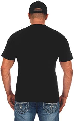 JH Design Мъжка Тениска с флага Chevy Camaro, Черна Тениска с кръгло деколте и къс ръкав