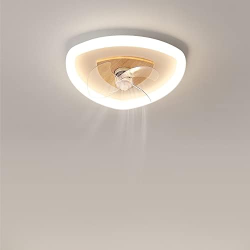 Вентилатор на тавана DLSixYi Nordic с Осветление, плафониери за Скрит Монтаж, Дистанционно Управление, 30 W, С Регулируема Яркост, 3 Цвята,