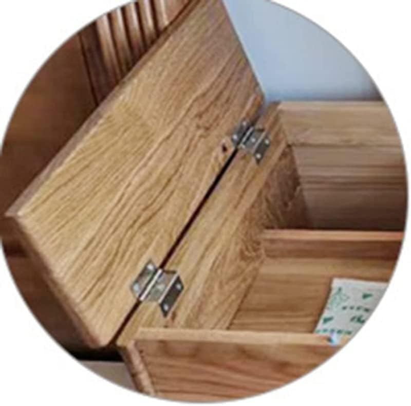 2 елемента Бижута Дървени Кутии за бижута, Старинни Линия Сгъваеми Мебелни Панти Декори и Оборудване - (Цвят: Сребрист)