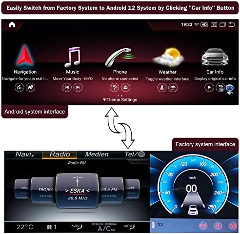 Пътен Топ Android 12 Автомобилна стерео 10,25 8 + GB 128 GB Точков сензорен екран за Mercedes Benz GLA CLA A Class X156 C117 -2018