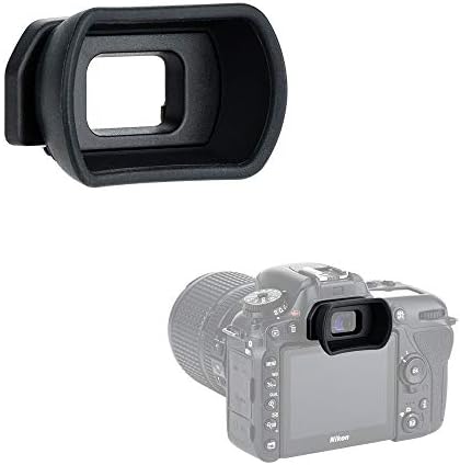 Kiwifotos Дълъг Мек Наглазник-визьор за Nikon D750 D780 D600 D610 D7500 D7200 D7100 D7000 D5200 D5100 D5000 D3500 D3400 D3300 D3200