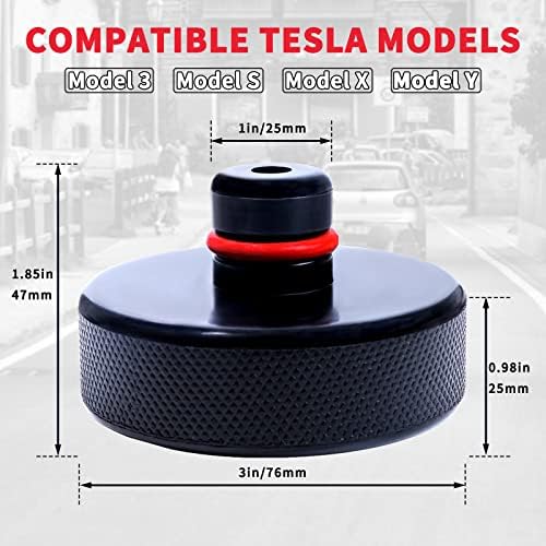 Гумена тампон за домкрата AICARS, съвместима с Tesla Model 3/S/ X / Y, Предпазва батерия и корпус с помощта на чанти за съхранение