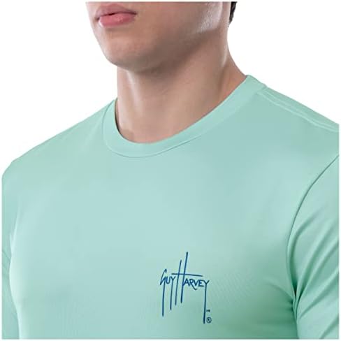 Мъжка риза Гай Harvey с къс ръкав Performance Shirt със защита от слънце 50+ UPF