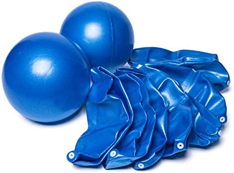 Пилатес Йога 8 За фитнес със синя топка на Върха на сгибателя топки (опаковка от 10 броя)