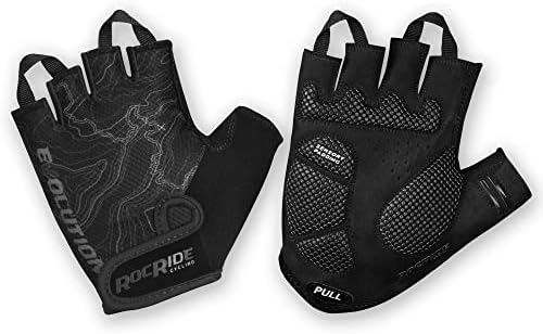 Велосипедни ръкавици RocRide с полупальцами и подобрена меки защита за шоссейного и планинско колоездене Унисекс размер за мъже Жени