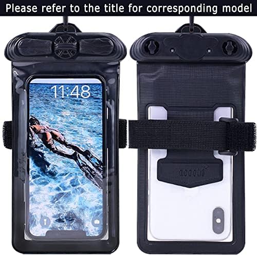 Калъф за телефон Vaxson, черен, съвместим с Oppo A91, водоустойчив калъф, суха чанта [без защитно фолио за екрана]