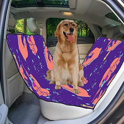 ENEVOTX Калъф за седалка кучета По Поръчка Запалка Креативен Дизайн на Малки Предмети Печат Покривала за автомобилни седалки за Кучета