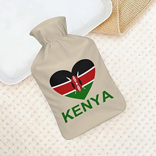Бутилка Гореща Вода Love Kenya с Капак Скъпа Гума Чанта за Топла Вода, Бутилка Топла Вода за Легла и Разтегателен диван