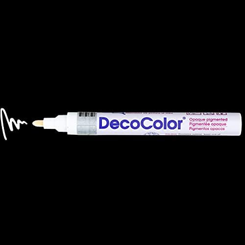 Маркер за рисуване UCHIDA 300-C-0 Marvy Deco Color Broad Point, Бял