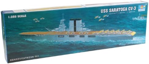 Комплект модел на самолетоносач Trumpeter 1/350 USS Saratoga CV3