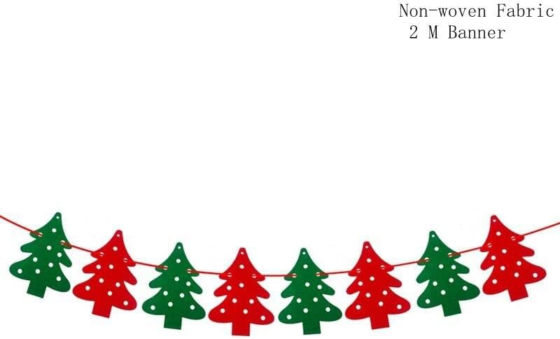 Коледна Украса на Вратата Табела, Коледен Банер 2022 Забавни Коледни Декорации за Дома Венец Дядо Коледа Навидад Натальный Коледен