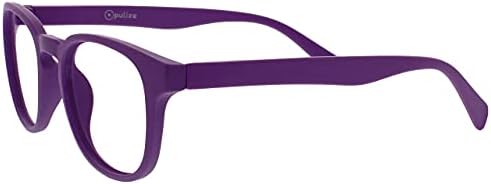 OPULIZE Pop 5 Опаковки Очила За четене с Слънцезащитно устройство Ретро Синьо, Розово, Лилаво Зелено Сив Мъжки Женски RRRRS2-34567