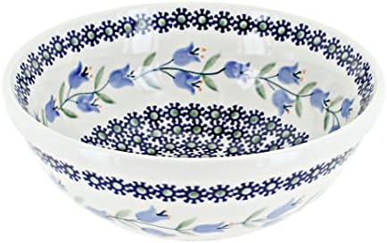 Купа за ядки/Супа Синята Роза от Полски керамика Garden Prairie