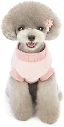 SMALLLEE_LUCKY_STORE мек вълнен плат Пуловер за домашни любимци на Малки Кучета, Котки, Момичета И Момчета, Уютен Пуловер, Риза, Блузи,