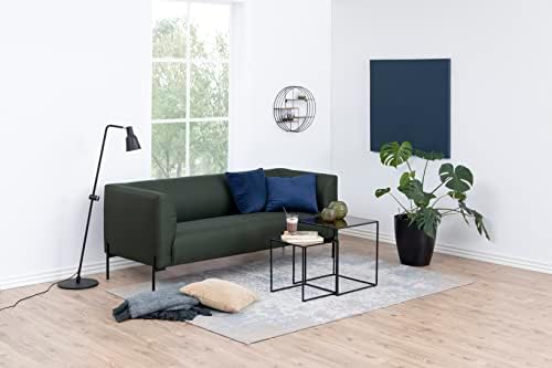Срок за мебели AC Дизайн, Стоманена, Черна, 10 x 45 x 45 см