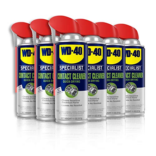 Специална силиконова смазка WD-40 с распылителями Smart Straw в 2 приема по 11 грама [6 опаковки] и специален спрей за почистване