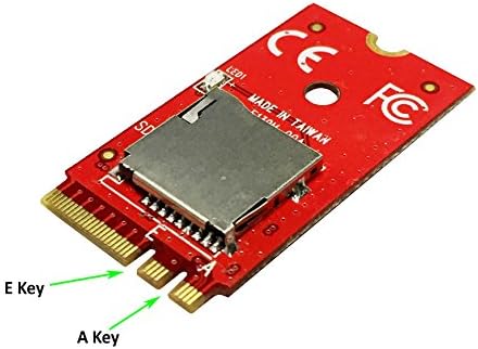 Ключов модул Ableconn M2SD139PA M. 2 A-E конектор Micro SD карта - Поддържа Micro SD 3.0 (SDXC) чрез бърз PCIe