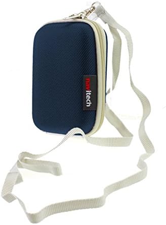 Твърд защитен калъф за слушалки Navitech Blue, който е Съвместим със спортни слушалки Mladen 90
