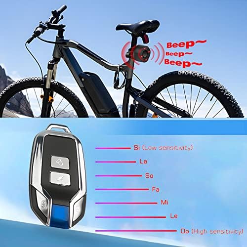 AMONIDA USB Акумулаторна Безжична Велосипедна анти-кражба Аларма Инсталация с Увеличаване на силата на Звука на Велосипедна Алармени системи