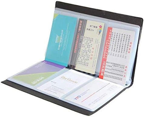 Държач за визитки От Изкуствена Кожа 300 Слотове Търговска Марка ID Професионален Титуляр За Кредитни Карти Рафтове За съхранение на Книги