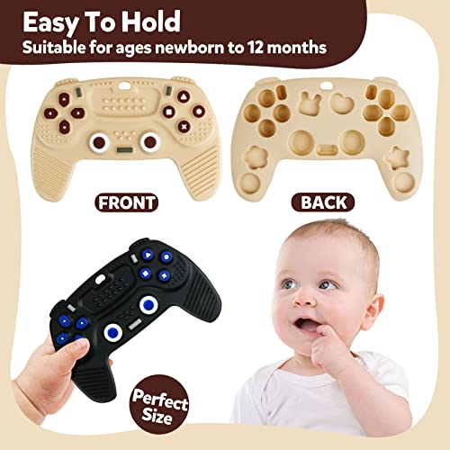 Играчки за никнене на млечни зъби за бебета 0-6 месеца, Силиконови Играчки с Дистанционно управление за никнене на млечни зъби