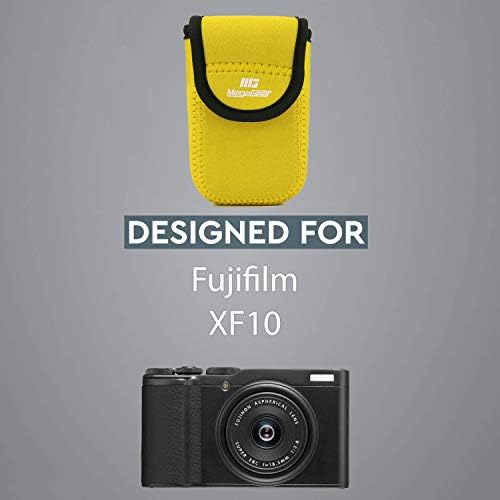 Ultralight Неопреновый калъф за фотоапарат MegaGear MG1856, Съвместим с Fujifilm XF10 - Жълт