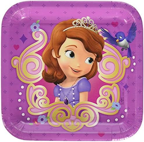 Визитка Disney Junior Sofia - Първите Квадратни Десертни чинии (8)
