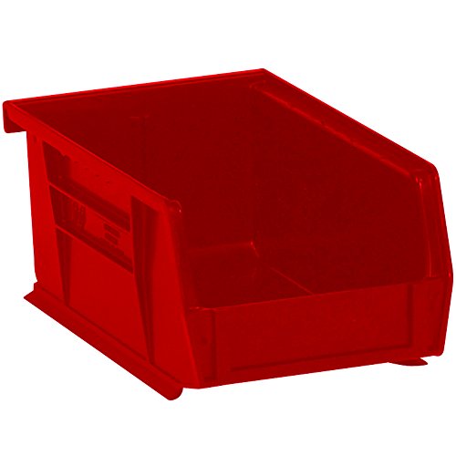 Пластмасови контейнери Aviditi за стифиране /подвесного съхранение, 9-1/4 x 6 x 5 см, жълти, опаковка от 12 броя, за организации, домове,