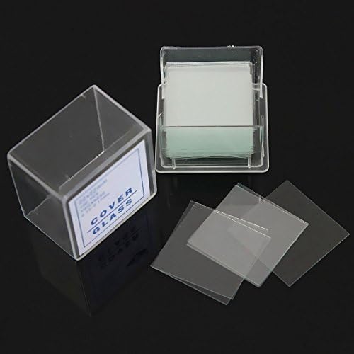 DALAS 100x Прозрачни Покровные стъкло Coverslips Пързалки 22x22 мм за микроскоп