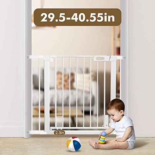 Детски врата от 29,5 до 40,5, на височина 30 сантиметра, е Много Широк Куче порта за стълби, Врати отвори и у дома, по-Безопасни
