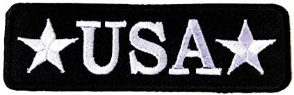 TH Tactical USA Tab Star Американски ДОЛАРА на Съединените Щати на Америка Черно Бяла бродирана апликация, пришитая желязо нашивка