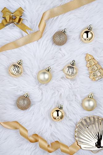 Комплект коледни бижута от бяло злато Severin Madelyn (3 предмет) на 24-каратные Украса за Коледните топки + 30-инчов Коледен венец +