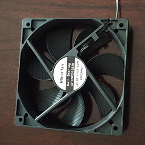 SOLUSTRE Pc Fan Fan PC Фен на PC Gpu Охладител Вентилатор на компютър, 12 см С двойно Подшипником Шаси Въздушен Охладител Компютърен Радиатор