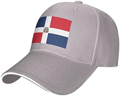 GHBC Флаг на Доминиканската Република бейзболна шапка за възрастни, Дамски бейзболна шапка Регулируема Мъжка Шапка