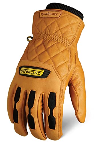 Зимни ръкавици Ironclad Ranchworx RWDI, Зимни работни ръкавици, с изолация от висококачествена естествена кожа, защита от студ