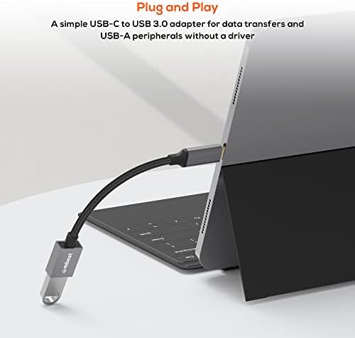 MBEAT 'Tough Link' Адаптер USB-C USB 3.0 с кабел - Space Grey