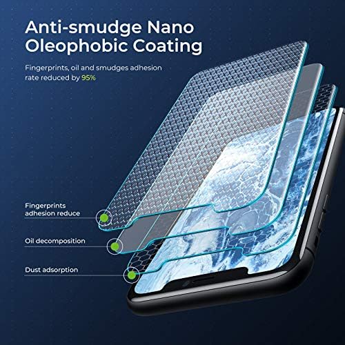 Калъф ORIbox, Съвместим с калъф iPhone 11, Траен Лек устойчив на удари калъф и стъклена Защитно фолио за iPhone 11, Защитен слой от