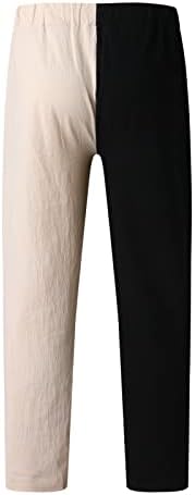 Мъжко бельо памук свободна засаждане Панталони свободни хол широк крак дъна йога лято памук Бегач панталони