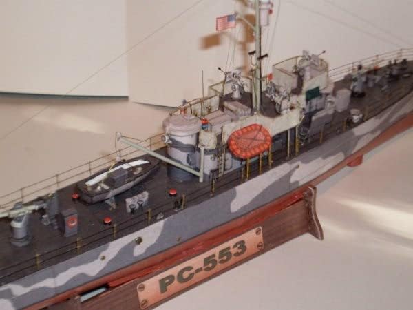 САЩ PC-553 разрушител 3D Книжен Модел Комплект Играчки, Подаръци За Деца