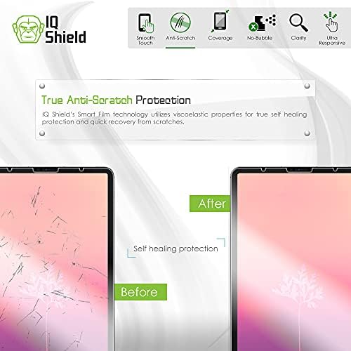 Защитно фолио IQShield, Съвместима с iPad Apple Pro 11 (2021), Антипузырьковая Прозрачен филм