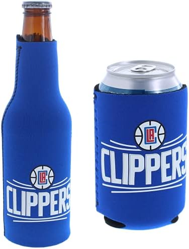 Комплект за охлаждане на напитки с цветен логото на баскетболния отбор от НБА, Изолатор за консервни кутии и бутилки (Статичен