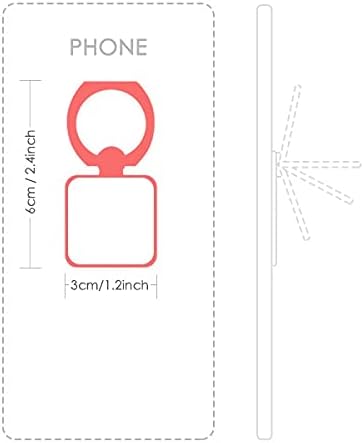 Китайски Йероглиф Компонент Xian Square Ring За Мобилен Телефон Поставка Притежателя Скоба Универсална Подкрепа За Подарък