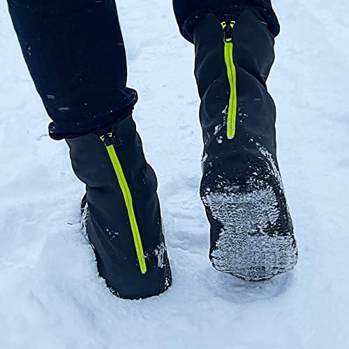 Бахилы Coolnice - Водоустойчив бахилы от силиконов каучук с цип за противоплъзгаща защита на обувки, галоши, галоши