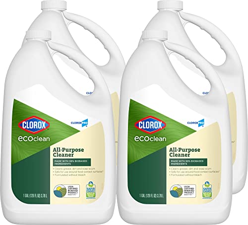 CloroxPro Универсален пречистване на Clorox EcoClean за зареждане с гориво, 128 грама течности, опаковки от 4