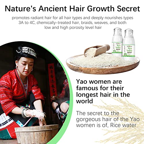 Оризова вода за растежа на косата, балсами за растежа на косата, Средство за растеж на косата с оризова вода, за да се засили, увеличаване